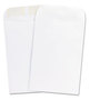 A Picture of product UNV-40104 Universal® Catalog Envelope 24 lb Bond Weight Paper, #1 3/4, Square Flap, Gummed Closure, 6.5 x 9.5, White, 500/Box