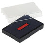 A Picture of product USS-P4729BR Identity Group Replacement Pad for Trodat® Self-Inking Dater,  1 9/16 x 2, Blue/Red