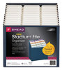 A Picture of product SMD-70211 Smead™ Stadium® File 12 Sections, 1/12-Cut Tabs, Letter Size, Navy