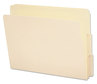 A Picture of product SMD-24130 Smead™ End Tab File Folder 1/3-Cut Tabs: Assorted, Letter Size, 0.75" Expansion, Manila, 100/Box