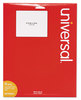 A Picture of product UNV-80005 Universal® White Labels,  3 1/3 x 4, White, 150/Pack