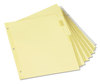 A Picture of product UNV-21872 Universal® Insertable Tab Index 8-Tab, 11 x 8.5, Buff, Assorted Tabs, 6 Sets