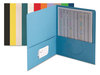 A Picture of product SMD-87865 Smead™ Two-Pocket Folders Folder, Textured Paper, 100-Sheet Capacity, 11 x 8.5, Lavender, 25/Box