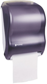 San Jamar® Tear-N-Dry Touchless Roll Towel Dispenser,  11 3/4 x 9 x 15 1/2, Black