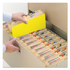 A Picture of product SMD-73243 Smead™ Colored File Pockets 5.25" Expansion, Letter Size, Yellow