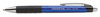 A Picture of product UNV-15541 Universal™ Comfort Grip® Retractable Ballpoint Pen Medium 1 mm, Blue Ink, Blue/Black Barrel, Dozen