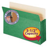 A Picture of product SMD-74226 Smead™ Colored File Pockets 3.5" Expansion, Legal Size, Green