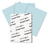 A Picture of product SGH-025100 Springhill® Digital Index Color Card Stock,  90 lb, 8 1/2 x 11, Blue, 250 Sheets/Pack