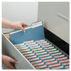 A Picture of product SMD-17043 Smead™ Colored File Folders 1/3-Cut Tabs: Assorted, Legal Size, 0.75" Expansion, Blue, 100/Box