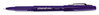 A Picture of product UNV-50501 Universal™ Porous Tip Stick Pen Point Medium 0.7 mm, Blue Ink, Barrel, Dozen