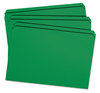 A Picture of product SMD-17110 Smead™ Reinforced Top Tab Colored File Folders Straight Tabs, Legal Size, 0.75" Expansion, Green, 100/Box