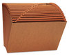 A Picture of product UNV-13910 Universal® Expanding Files 21 Sections, 1/21-Cut Tabs, Letter Size, Redrope