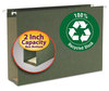 A Picture of product SMD-65095 Smead™ Box Bottom Hanging File Folders 2" Capacity, Legal Size, Standard Green, 25/Box