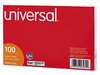 A Picture of product UNV-47225 Universal® Recycled Index Strong 2 Pt. Stock Cards Unruled 4 x 6, White, 500/Pack