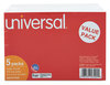 A Picture of product UNV-47225 Universal® Recycled Index Strong 2 Pt. Stock Cards Unruled 4 x 6, White, 500/Pack