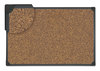 A Picture of product UNV-43023 Universal® Tech Cork Board 48 x 36, Brown Surface, Black Aluminum Frame