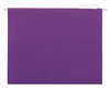 A Picture of product UNV-14120 Universal® Deluxe Bright Color Hanging File Folders Letter Size, 1/5-Cut Tabs, Violet, 25/Box