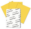 A Picture of product SGH-086008 Springhill® Digital Vellum Bristol Color Cover,  67 lb, 8 1/2 x 11, Goldenrod, 250 Sheets/Pk