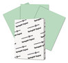 A Picture of product SGH-045100 Springhill® Digital Index Color Card Stock,  90 lb, 8 1/2 x 11, Green, 250 Sheets/Pack