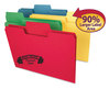 A Picture of product SMD-10410 Smead™ SuperTab® Colored File Folders 1/3-Cut Tabs: Assorted, Letter Size, 0.75" Expansion, 14-pt Stock, Colors, 50/Box