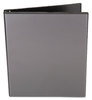 A Picture of product UNV-20951 Universal® Economy Round Ring View Binder 3 Rings, 0.5" Capacity, 11 x 8.5, Black