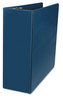A Picture of product UNV-20707 Universal One™ Non-View D-Ring Binder with Label Holder,  4" Capacity, 8-1/2 x 11, Navy