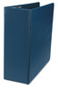 A Picture of product UNV-20707 Universal One™ Non-View D-Ring Binder with Label Holder,  4" Capacity, 8-1/2 x 11, Navy