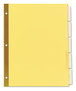 A Picture of product UNV-20890 Universal® Deluxe Extended Insertable Tab Indexes 8-Tab, 11 x 8.5, Buff, Assorted Tabs, 24 Sets