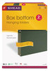 A Picture of product SMD-64359 Smead™ Box Bottom Hanging File Folders 2" Capacity, Legal Size, Standard Green, 25/Box