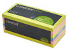 A Picture of product UNV-35612 Universal® Self-Stick Note Pads 3" x Assorted Neon Colors, 100 Sheets/Pad, 12 Pads/Pack