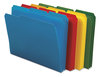 A Picture of product SMD-10500 Smead™ Top Tab Poly Colored File Folders 1/3-Cut Tabs: Assorted, Letter Size, 0.75" Expansion, Colors, 24/Box