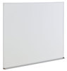 A Picture of product UNV-43624 Universal® Melamine Dry Erase Board with Aluminum Frame 48 x 36, White Surface, Anodized