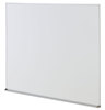 A Picture of product UNV-43624 Universal® Melamine Dry Erase Board with Aluminum Frame 48 x 36, White Surface, Anodized