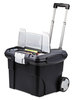 A Picture of product STX-61507U01C Storex Premium File Cart,  15w x 16 3/8d x 14 1/4 to 30h, Black