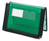 A Picture of product SMD-71951 Smead™ Poly Wallets 2.25" Expansion, 1 Section, Elastic Cord Closure, Letter Size, Translucent Green