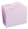 A Picture of product SMD-12434 Smead™ Reinforced Top Tab Colored File Folders 1/3-Cut Tabs: Assorted, Letter Size, 0.75" Expansion, Lavender, 100/Box