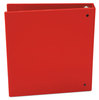 A Picture of product UNV-33403 Universal® Economy Non-View Round Ring Binder 3 Rings, 1.5" Capacity, 11 x 8.5, Red
