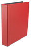 A Picture of product UNV-33403 Universal® Economy Non-View Round Ring Binder 3 Rings, 1.5" Capacity, 11 x 8.5, Red