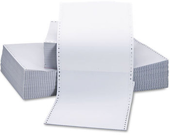 Universal® Printout Paper 2-Part, 15 lb Bond Weight, 9.5 x 11, White, 1,650/Carton