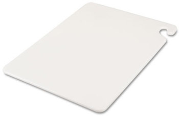 San Jamar® Cut-N-Carry® Plastic Color Cutting Board. 20 X 15 X 1/2 in. White.