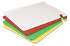 A Picture of product SJM-CB152012WH San Jamar® Cut-N-Carry® Plastic Color Cutting Board. 20 X 15 X 1/2 in. White.