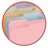 A Picture of product SMD-11953 Smead™ Colored File Folders 1/3-Cut Tabs: Assorted, Letter Size, 0.75" Expansion, Colors, 100/Box