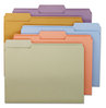 A Picture of product SMD-11953 Smead™ Colored File Folders 1/3-Cut Tabs: Assorted, Letter Size, 0.75" Expansion, Colors, 100/Box