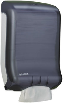 San Jamar® Large Capacity Ultrafold™ Towel Dispenser,  Classic, Black, 11 3/4 x 6 1/4 x 18
