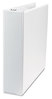 A Picture of product UNV-20746 Universal® Slant D-Ring View Binder 3 Rings, 2" Capacity, 11 x 8.5, White, 4/Pack