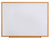 A Picture of product UNV-44624 Universal® Deluxe Melamine Dry Erase Board 36 x 24, White Surface, Silver Aluminum Frame
