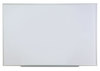 A Picture of product UNV-44624 Universal® Deluxe Melamine Dry Erase Board 36 x 24, White Surface, Silver Aluminum Frame