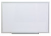 A Picture of product UNV-44624 Universal® Deluxe Melamine Dry Erase Board 36 x 24, White Surface, Silver Aluminum Frame