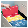 A Picture of product SMD-12043 Smead™ Colored File Folders 1/3-Cut Tabs: Assorted, Letter Size, 0.75" Expansion, Blue, 100/Box