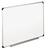 A Picture of product UNV-43725 Universal® Modern Melamine Dry Erase Board with Aluminum Frame 72 x 48, White Surface